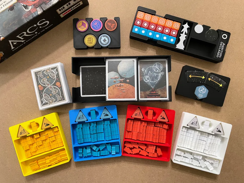 Arcs Inserts with Leaders & Lore Expansion