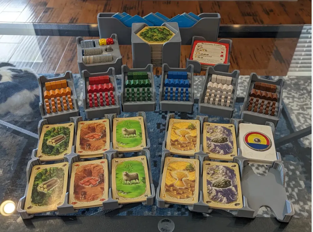 Catan Inserts (Base + 5–6 Player Expansion)