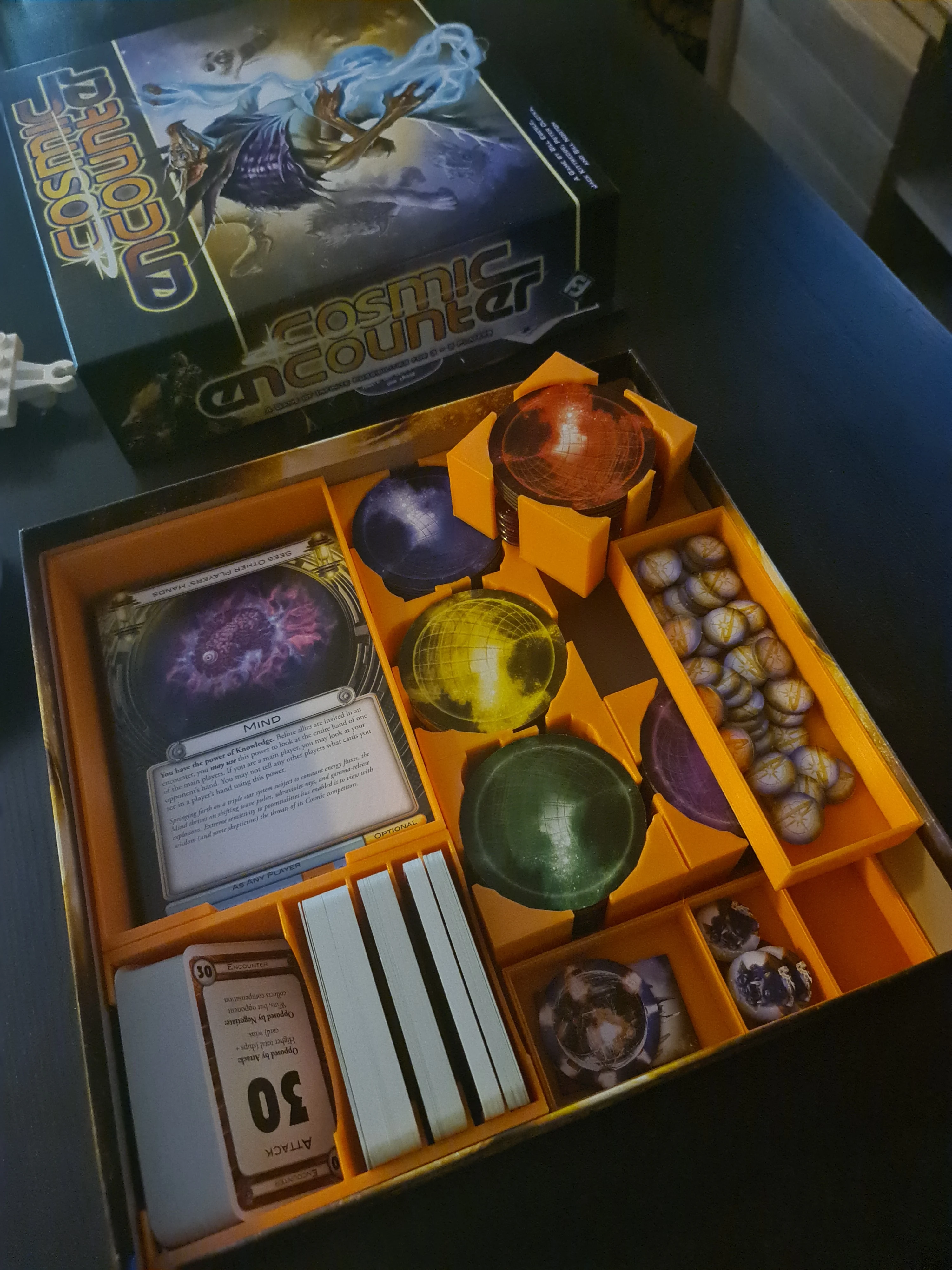 Cosmic Encounter Inserts with Dominion & Incursion Expansions