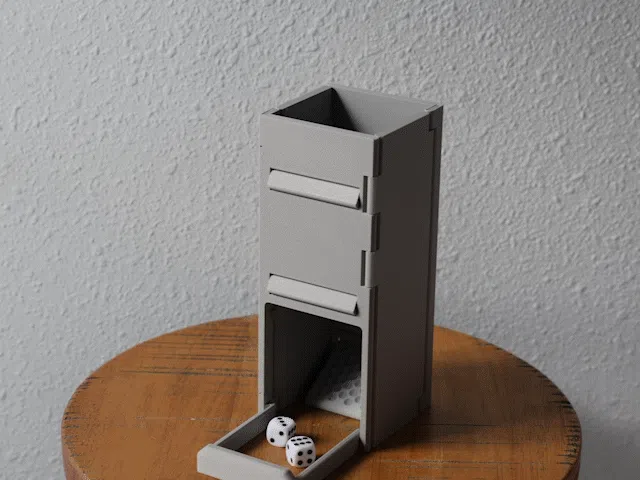 Foldable Travel Dice Tower