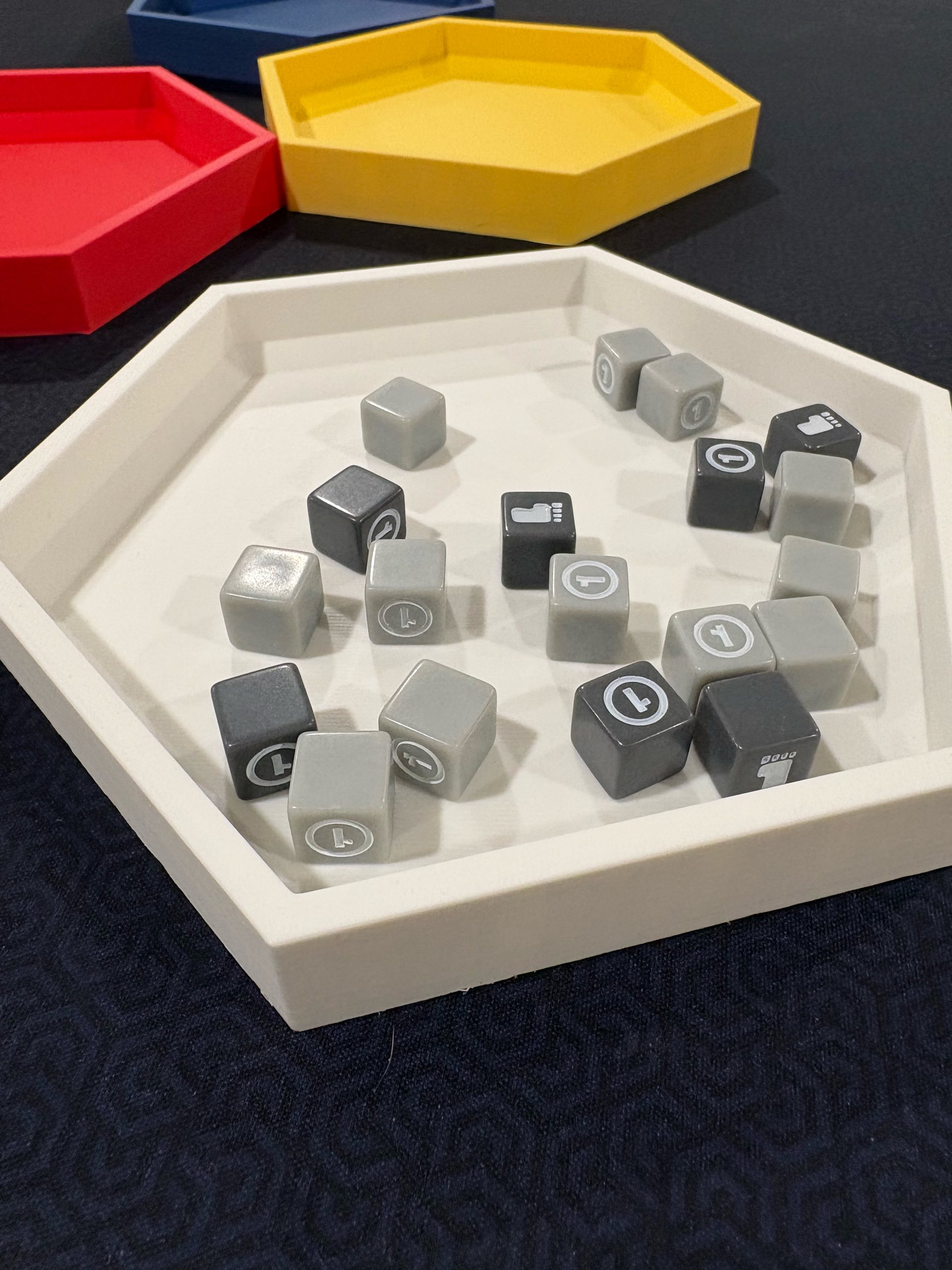 Hexagonal Dice Tray