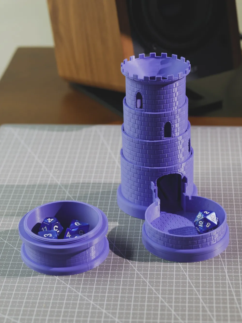 Portable Collapsible Dice Tower