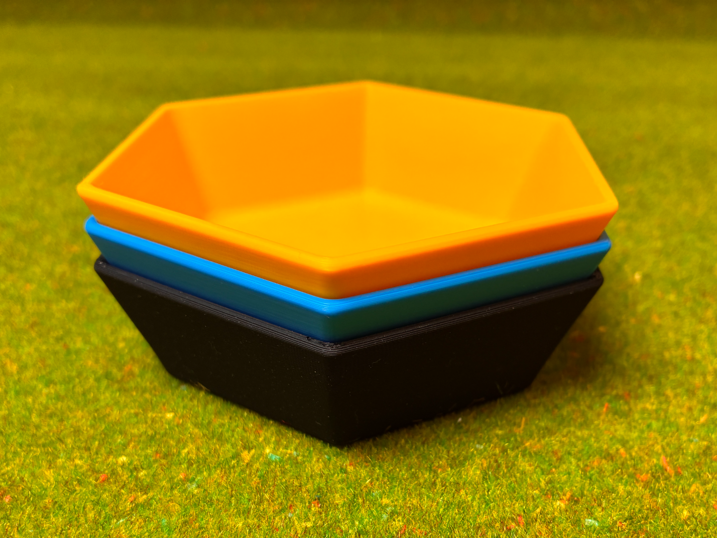 Stackable Hexagon Token Tray