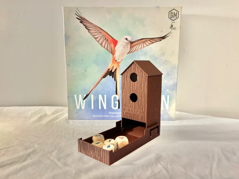 Wingspan Birdhouse Dice Tower